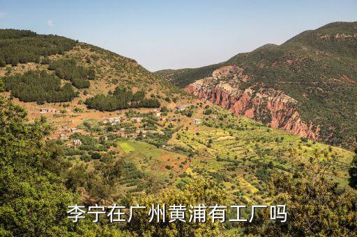 李寧在廣州黃浦有工廠嗎