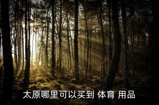 太原哪里可以買到 體育 用品