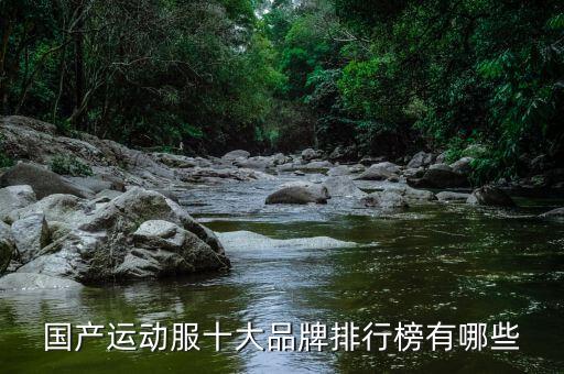 國產(chǎn)運動服十大品牌排行榜有哪些