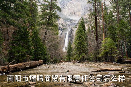  南陽市熠鳴商貿有限責任公司怎么樣