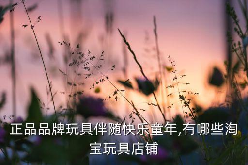 正品品牌玩具伴隨快樂(lè)童年,有哪些淘寶玩具店鋪