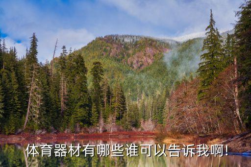  體育器材有哪些誰(shuí)可以告訴我啊!