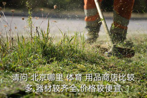 請(qǐng)問 北京哪里 體育 用品商店比較多,器材較齊全,價(jià)格較便宜