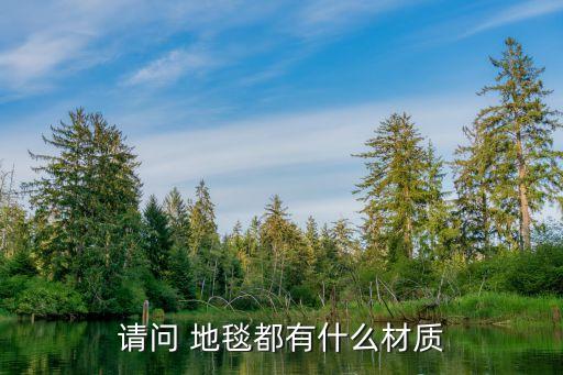請問 地毯都有什么材質