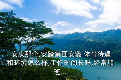  安慶那個,安踏集團安鑫 體育待遇和環(huán)境怎么樣,工作時間長嗎,經(jīng)常加班...