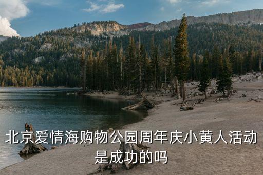 北京愛(ài)情海購(gòu)物公園周年慶小黃人活動(dòng)是成功的嗎