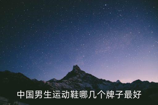 中國(guó)男生運(yùn)動(dòng)鞋哪幾個(gè)牌子最好