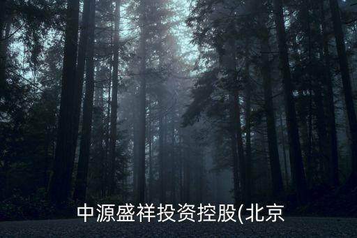 中源盛祥投資控股(北京