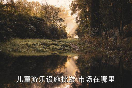 兒童游樂設施批發(fā) 市場在哪里
