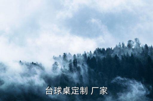 臺(tái)球桌定制 廠家