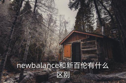 新平衡運動體育用品公司
