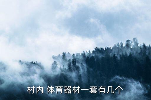 村內(nèi) 體育器材一套有幾個(gè)
