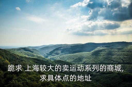 上海感動(dòng)體育用品公司,上海體育用品公司有哪些