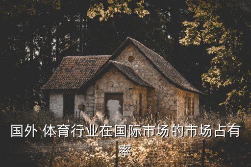 國(guó)外 體育行業(yè)在國(guó)際市場(chǎng)的市場(chǎng)占有率