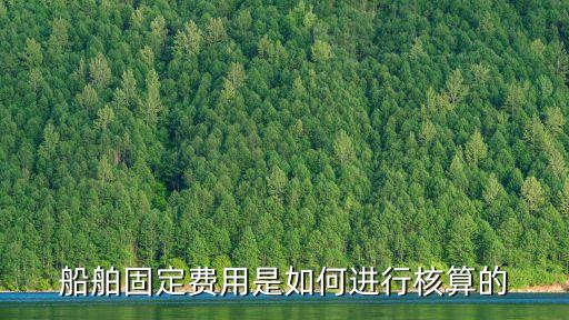 船舶固定費用是如何進行核算的