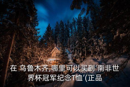 在 烏魯木齊,哪里可以買到‘南非世界杯冠軍紀念T恤’(正品