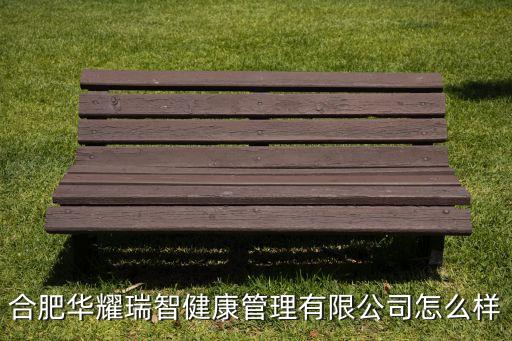 合肥華耀瑞智健康管理有限公司怎么樣