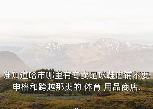哈爾濱體育用品市場在哪