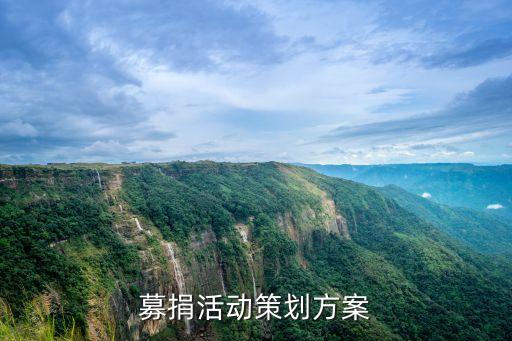 募捐活動(dòng)策劃方案