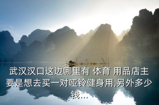 武漢漢口這邊哪里有 體育 用品店主要是想去買一對啞鈴健身用,另外多少錢...