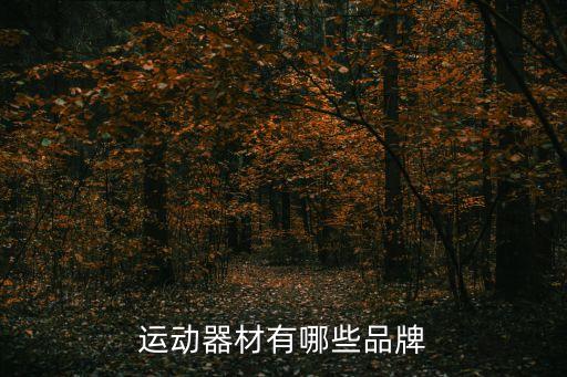 運(yùn)動(dòng)器材有哪些品牌