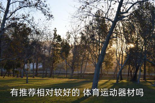 有推薦相對較好的 體育運(yùn)動(dòng)器材嗎