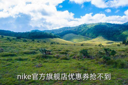 nike官方旗艦店優(yōu)惠券搶不到