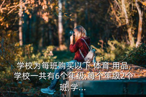  學(xué)校為每班購買以下 體育 用品, 學(xué)校一共有6個年級,每個年級2個班,學(xué)...