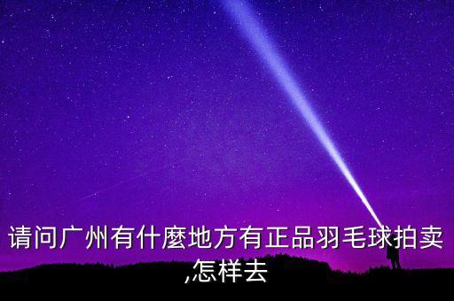 請問廣州有什麼地方有正品羽毛球拍賣,怎樣去