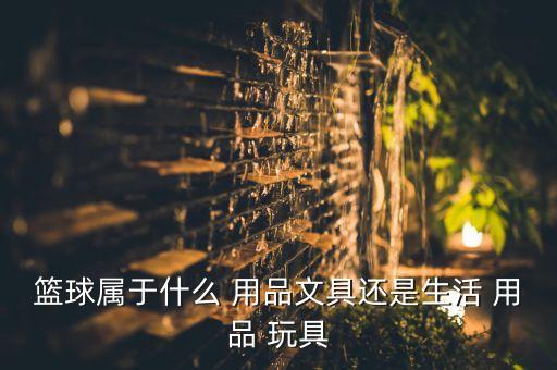 籃球屬于什么 用品文具還是生活 用品 玩具
