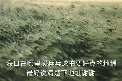 ?？谀挠匈I體育用品,?？隗w育用品乒乓球專賣店